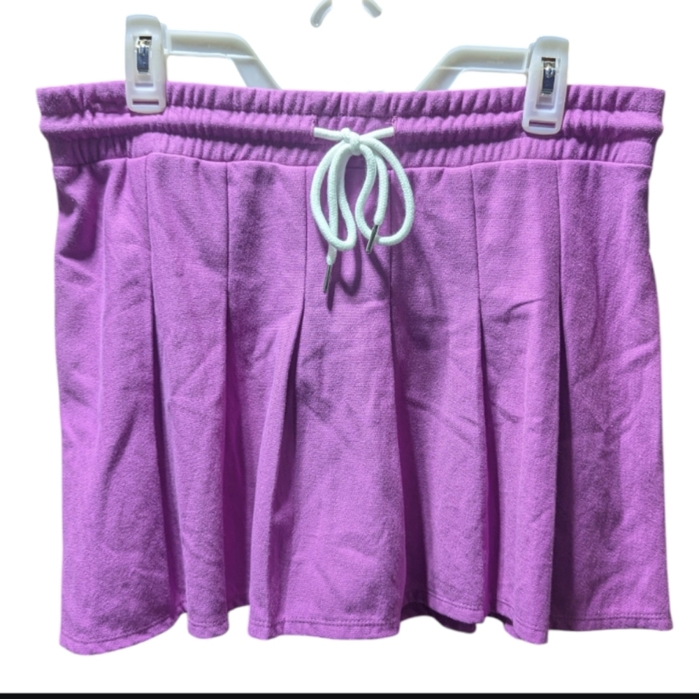 No Boundaries women's juniors knit Pleaded skirt purple size Large 11-13 W-341